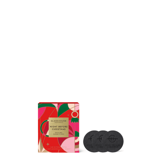 Car Diffuser - Glasshouse - Glasshouse Fragrances Car Diffuser Replacement Scent Disk - Night Before Christmas - The Gift Company