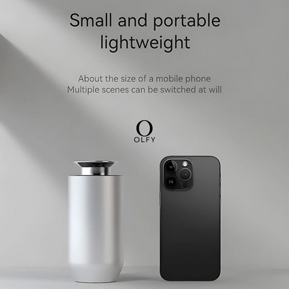Car Diffuser - OLFY - OLFY Smart Car Diffuser - Silver - The Gift Company
