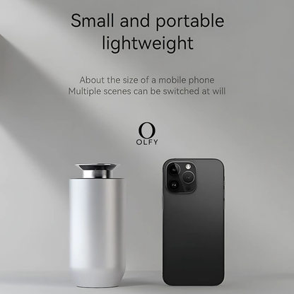 Car Diffuser - OLFY - OLFY Smart Car Diffuser - Silver - The Gift Company
