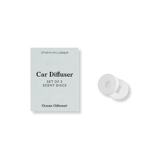 Car Diffuser - Studio Milligram - Studio Milligram Car Diffuser Ocean Odyssey Fragrance Refill Set of 2 - The Gift Company