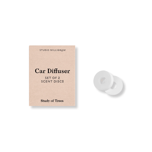 Car Diffuser - Studio Milligram - Studio Milligram Car Diffuser Study of Trees Fragrance Refill Set of 2 - The Gift Company