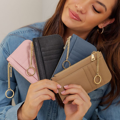 Card Wallet - Zjoosh - Zjoosh Courtney Card Wallet Black - The Gift Company