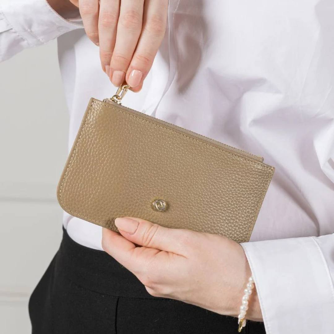 Card Wallet - Zjoosh - Zjoosh Courtney Card Wallet Hazelnut - The Gift Company
