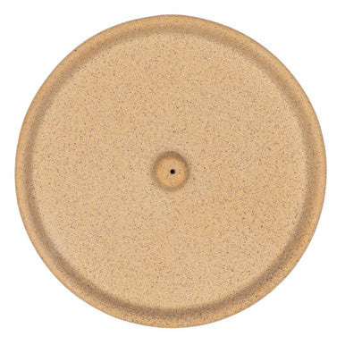 Exuro Ceramic Incense Holder 13cm - Sand - The Gift Company