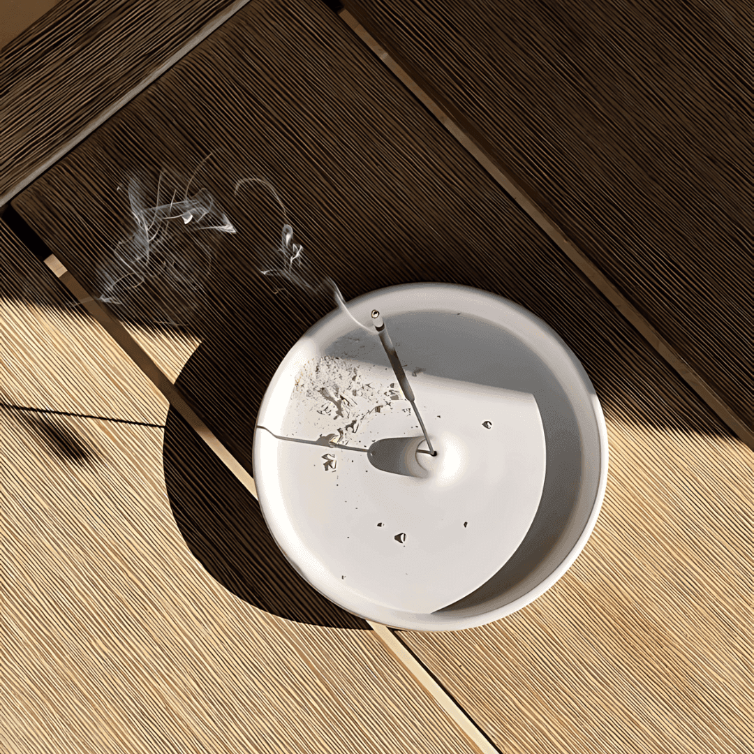 Ceramic Incense Holder - Exuro - Exuro Ceramic Incense Holder Blush - The Gift Company