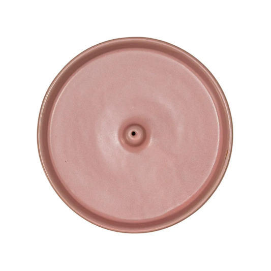 Exuro Ceramic Incense Holder 13cm - Blush - The Gift Company