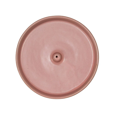 Exuro Ceramic Incense Holder 13cm - Blush - The Gift Company