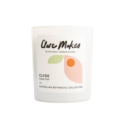 Clare Makes Clyde Kakadu Plum Medium Candle 180g by Clare Makes
