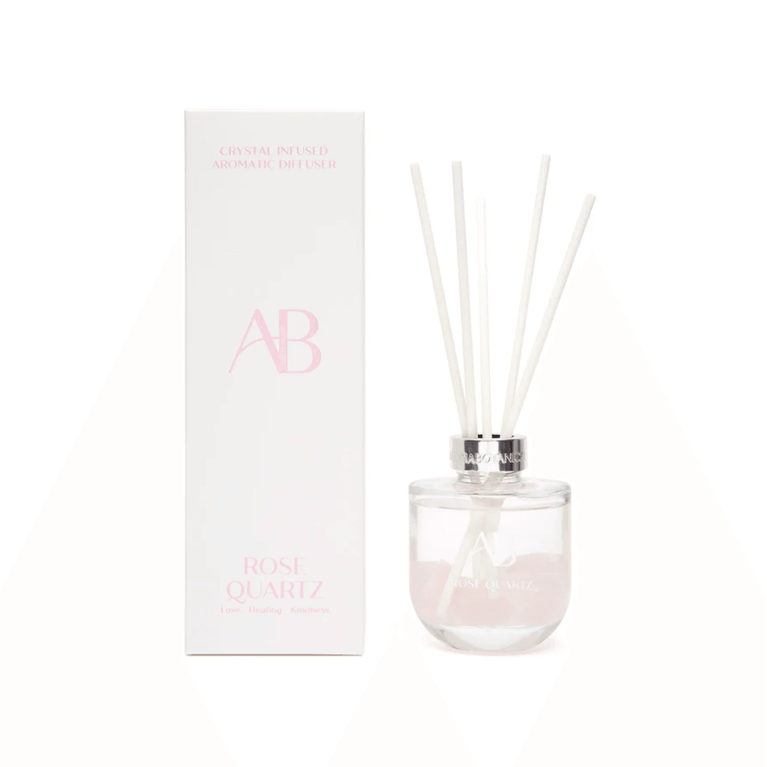 Crystal Diffuser - Aromabotanical - Aromabotanical Rose Quartz Crystal Diffuser 200mL - The Gift Company