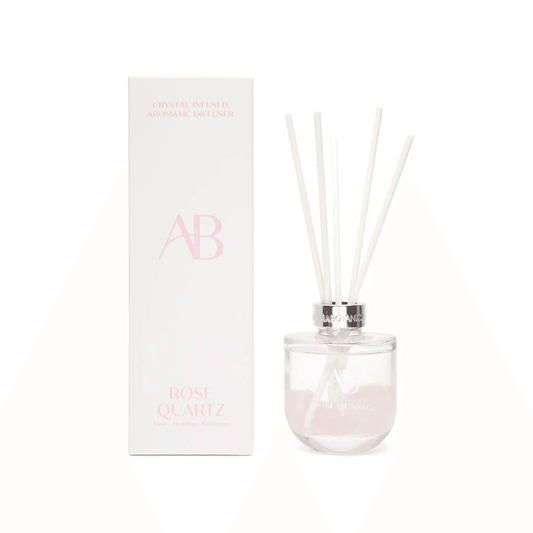 Crystal Diffuser - Aromabotanical - Aromabotanical Rose Quartz Crystal Diffuser 200mL - The Gift Company