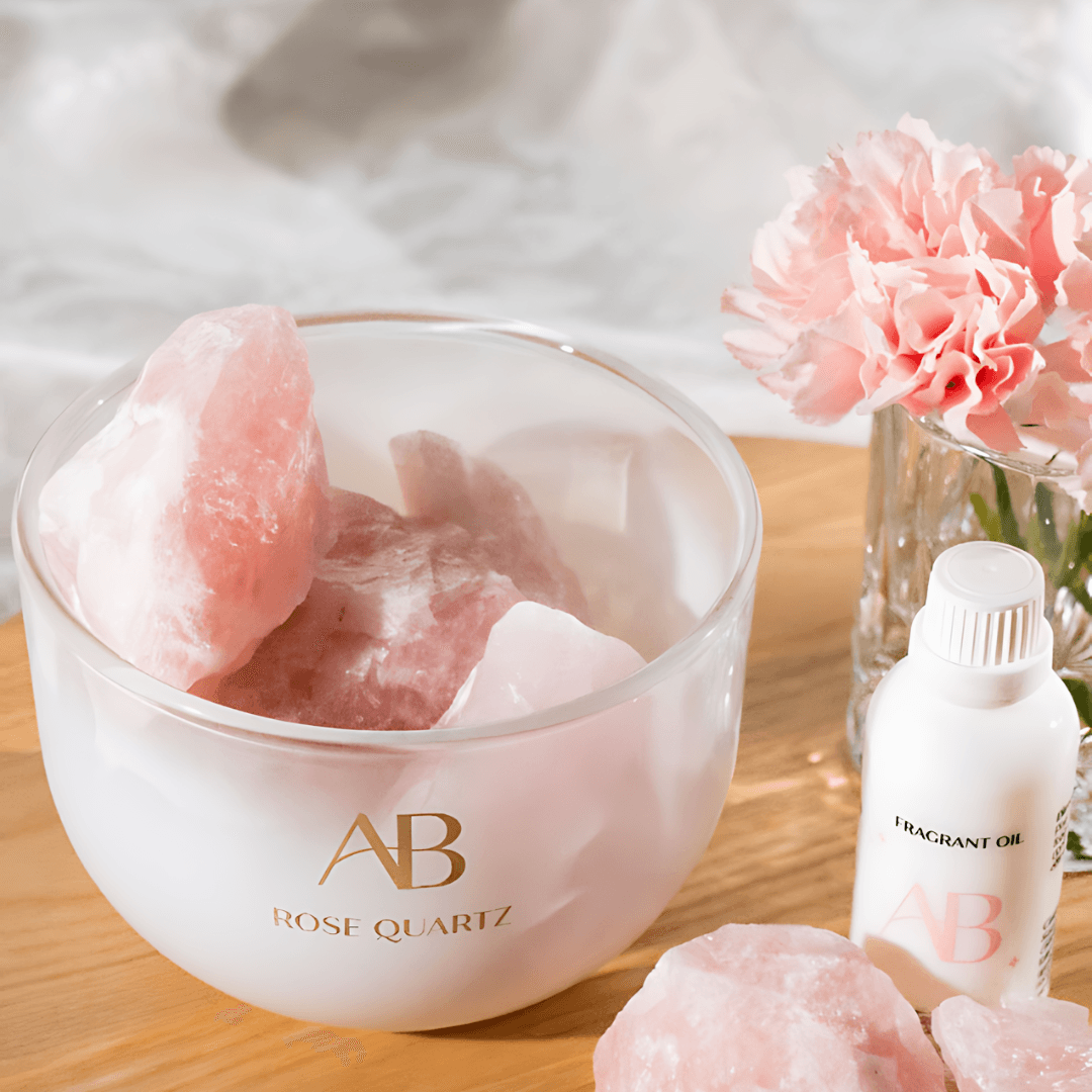 Crystal Diffuser - Aromabotanical - Aromabotanical Rose Quartz Crystal Potpourri & Oil - The Gift Company