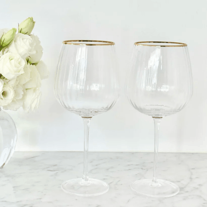 Crystal Glasses - Zjoosh - Zjoosh Soiree Crystal Spritz Balloon Clears - The Gift Company