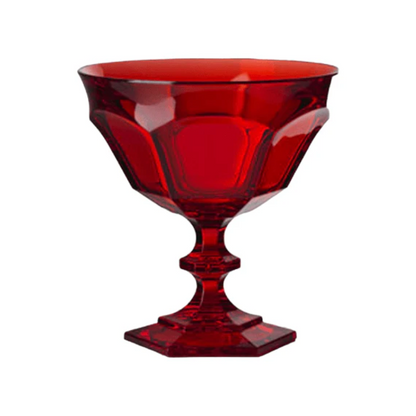 Dessert Glass Cup - Mario Luca Giusti - Mario Luca Giusti Vic & Albert Dessert Cup Set of 2 Red - The Gift Company