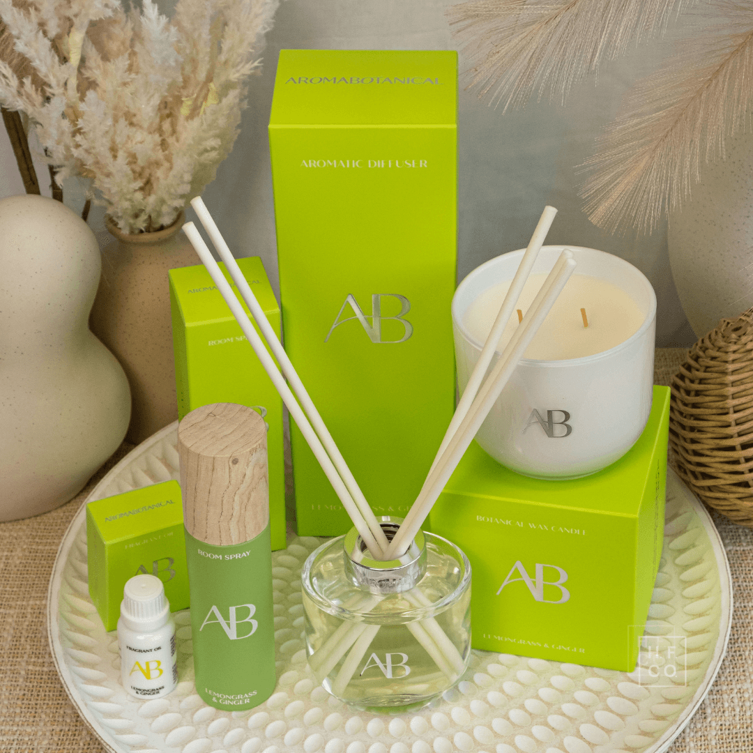 Diffuser - Aromabotanical - Aromabotanical Lemongrass & Ginger Diffuser 200mL - The Gift Company