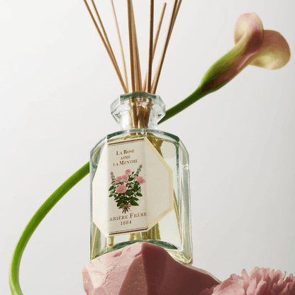 Diffuser - Carriere Freres - Carrière Frères La Rose Aime La Menthe Diffuser 200mL - The Gift Company
