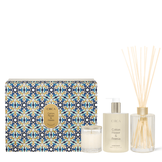 Diffuser - Circa - CIRCA Cotton Flower & Freesia Fragrance Gift Set - The Gift Company