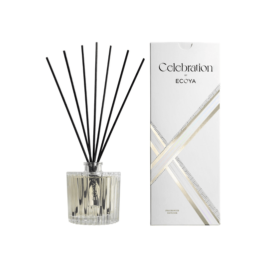 Diffuser - Ecoya - ECOYA Celebrations Reed Diffuser White Musk & Warm Vanilla 250mL - The Gift Company