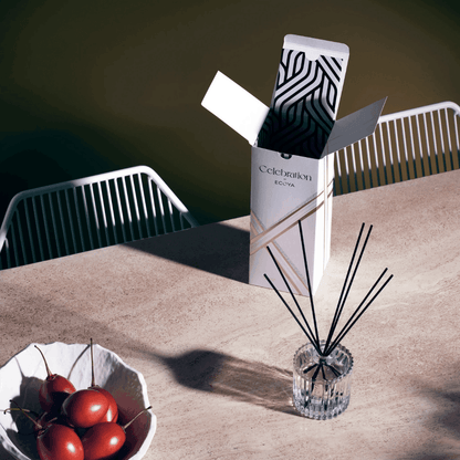 Diffuser - Ecoya - ECOYA Celebrations Reed Diffuser White Musk & Warm Vanilla 250mL - The Gift Company