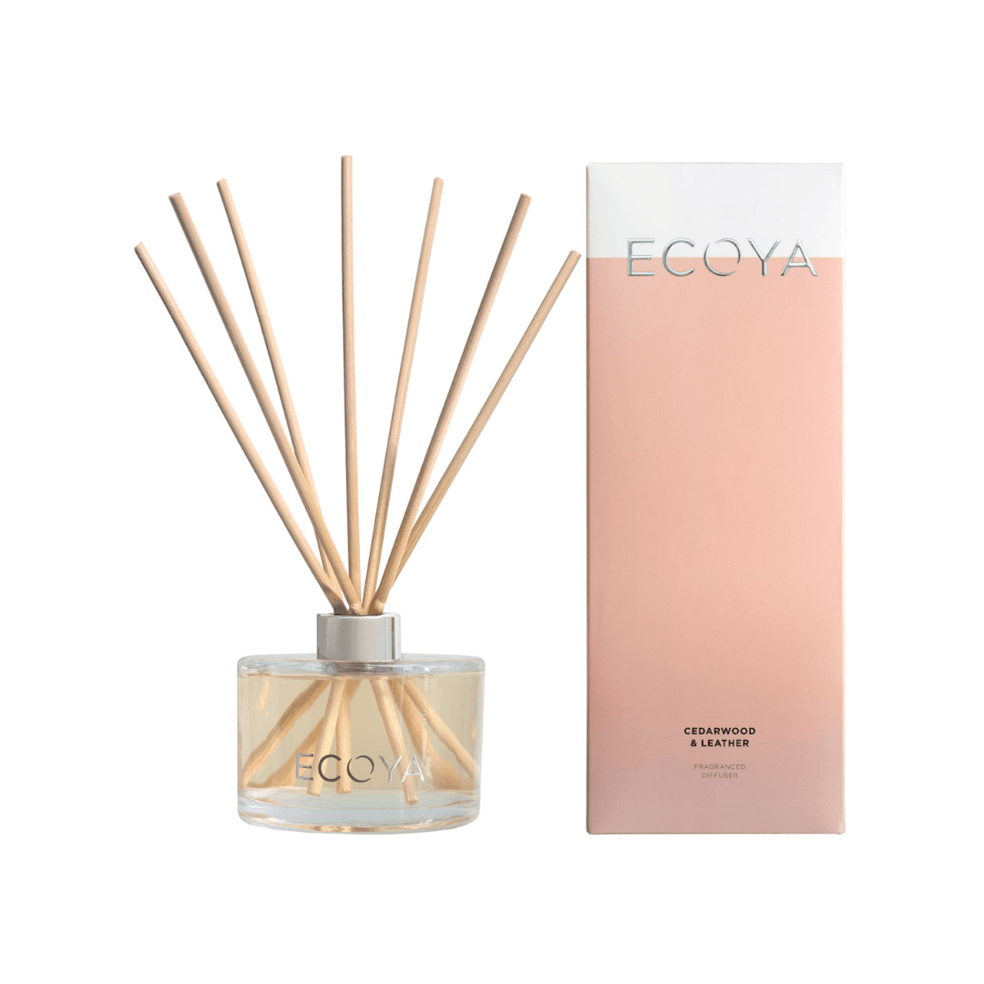 Diffuser - Ecoya - ECOYA Diffuser - Cedarwood & Leather 200mL - The Gift Company