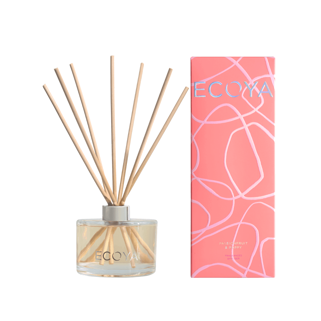 Diffuser - Ecoya - ECOYA Diffuser Passionfruit & Poppy 200mL - The Gift Company