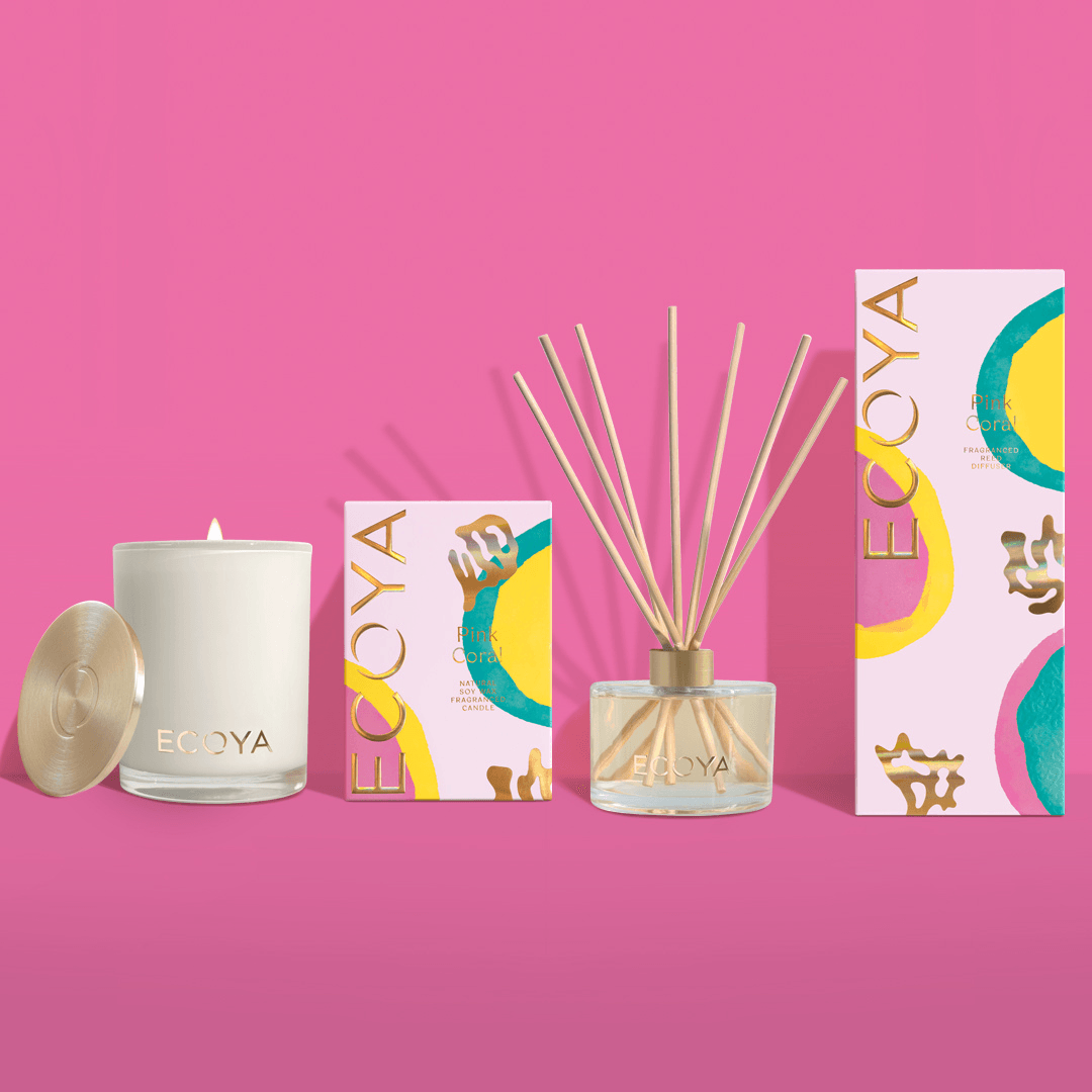 Diffuser - Ecoya - ECOYA Diffuser - Pink Coral 200mL - The Gift Company