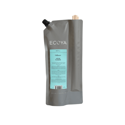 Diffuser - Ecoya - ECOYA Diffuser Refill Lotus Flower 200mL - The Gift Company
