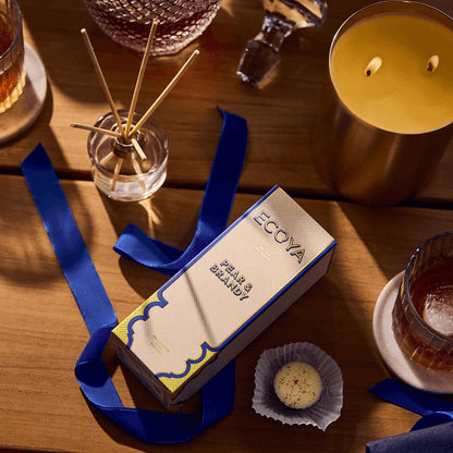 Diffuser - Ecoya - ECOYA Pear & Brandy Mini Diffuser Holiday Collection - The Gift Company