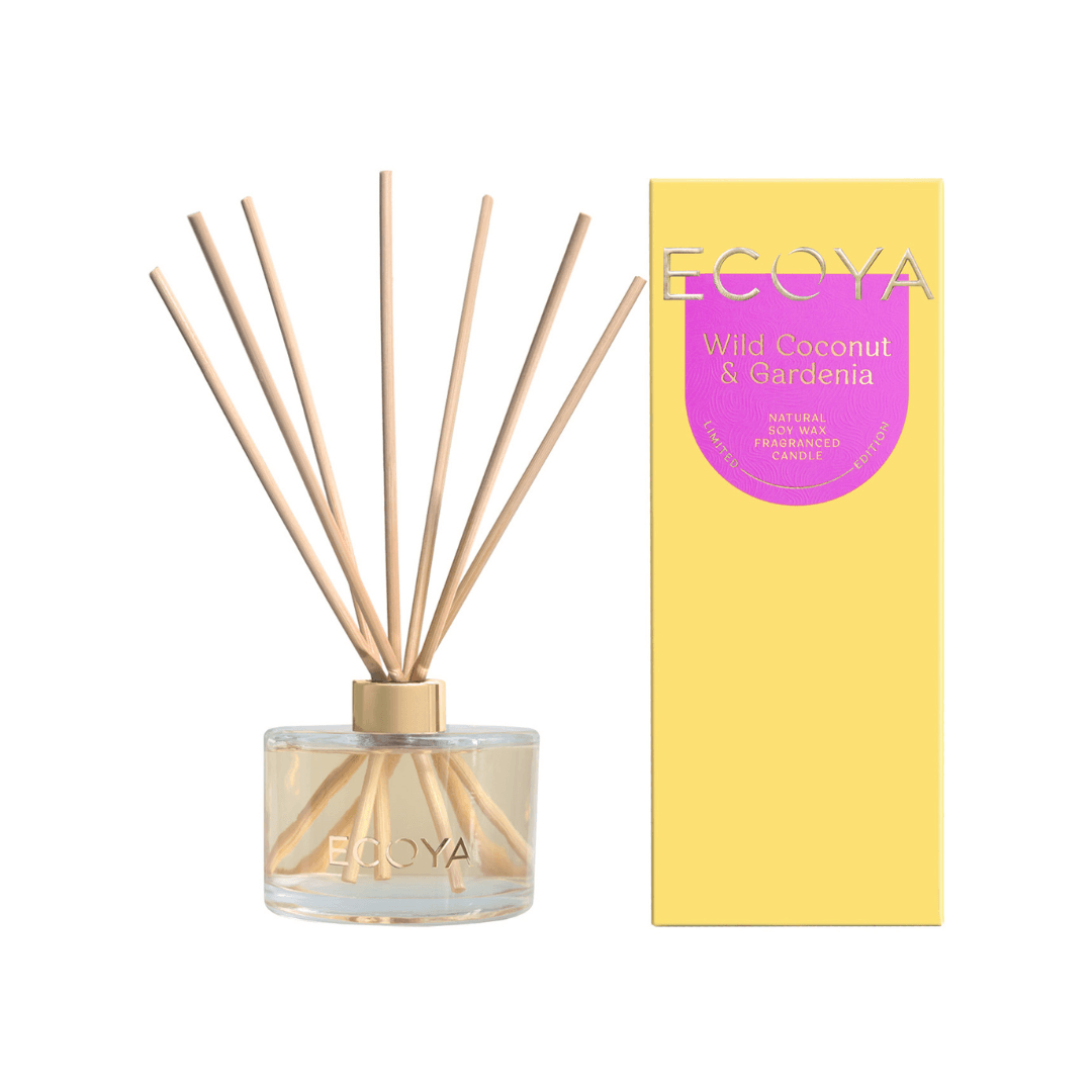 Diffuser - Ecoya - ECOYA Wild Coconut & Gardenia Diffuser 200mL - The Gift Company