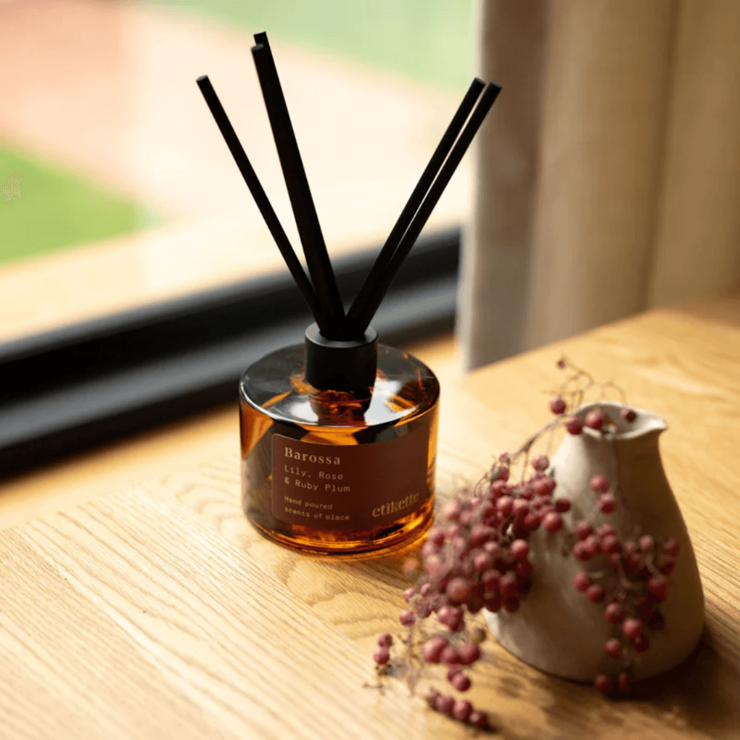 Diffuser - Etikette - Etikette Lily, Rose & Ruby Plum Reed Diffuser 200mL - The Gift Company