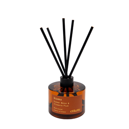 Diffuser - Etikette - Etikette Summer Melon & Illawarra Plum Reed Diffuser 200mL - The Gift Company