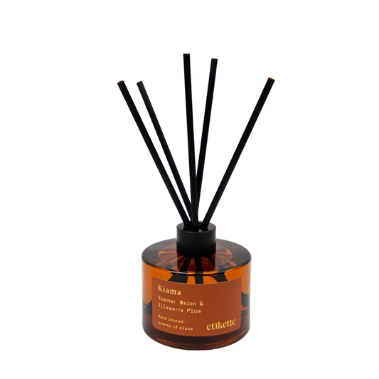 Diffuser - Etikette - Etikette Summer Melon & Illawarra Plum Reed Diffuser 200mL - The Gift Company