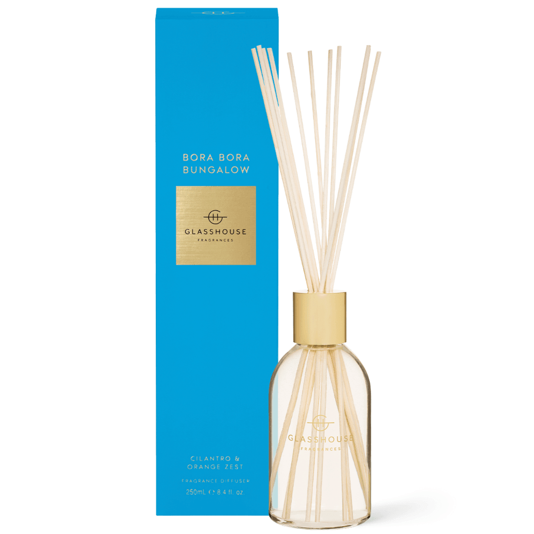 Diffuser - Glasshouse - Glasshouse Fragrances Diffuser - Bora Bora Bungalow 250mL - The Gift Company
