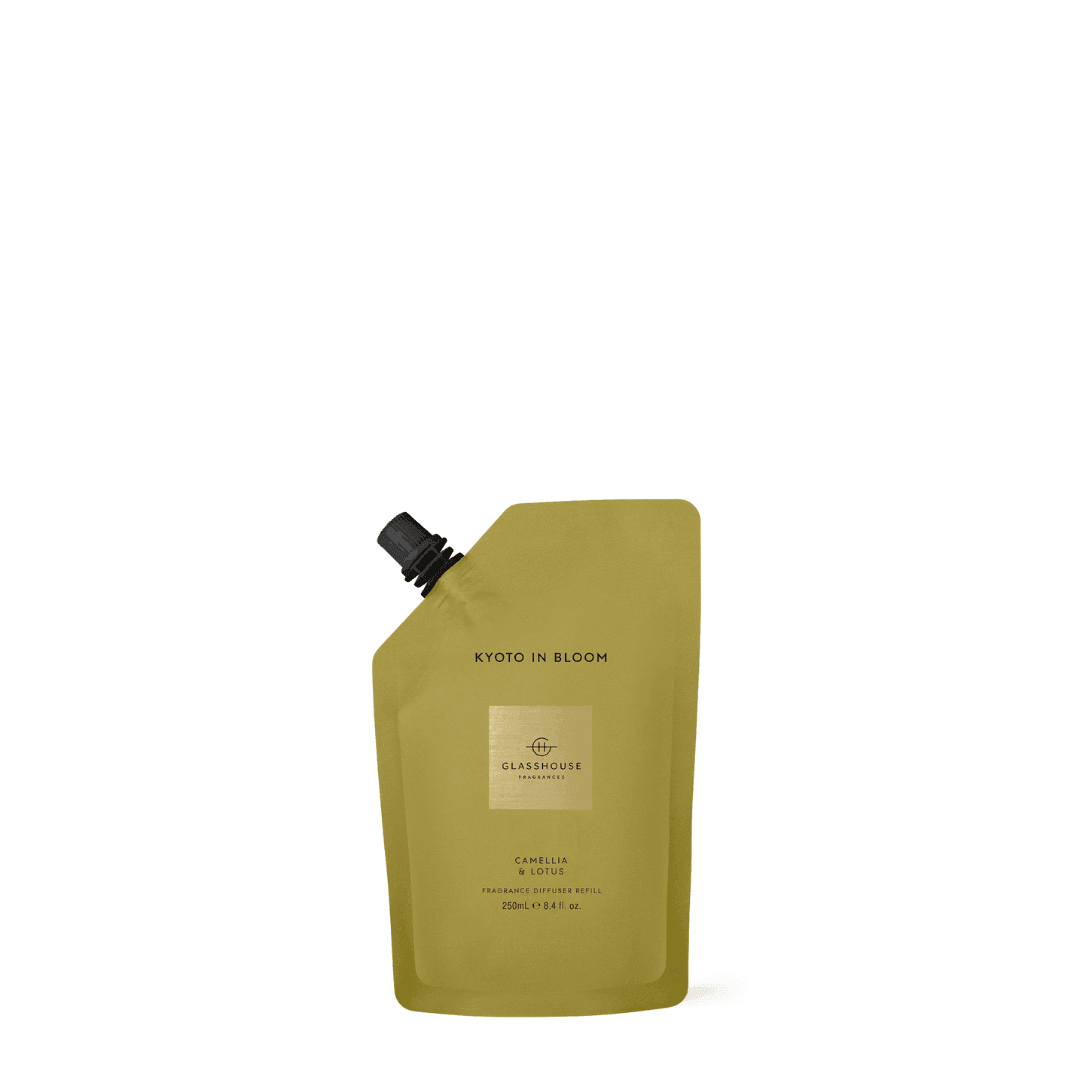 Diffuser - Glasshouse - Glasshouse Fragrances Diffuser Refill - Kyoto in Bloom 250mL - The Gift Company