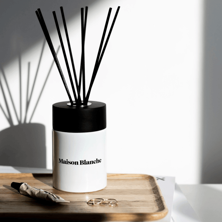 Diffuser - Maison Blanche - Reed Diffuser - Cucumber & Mint - The Gift Company