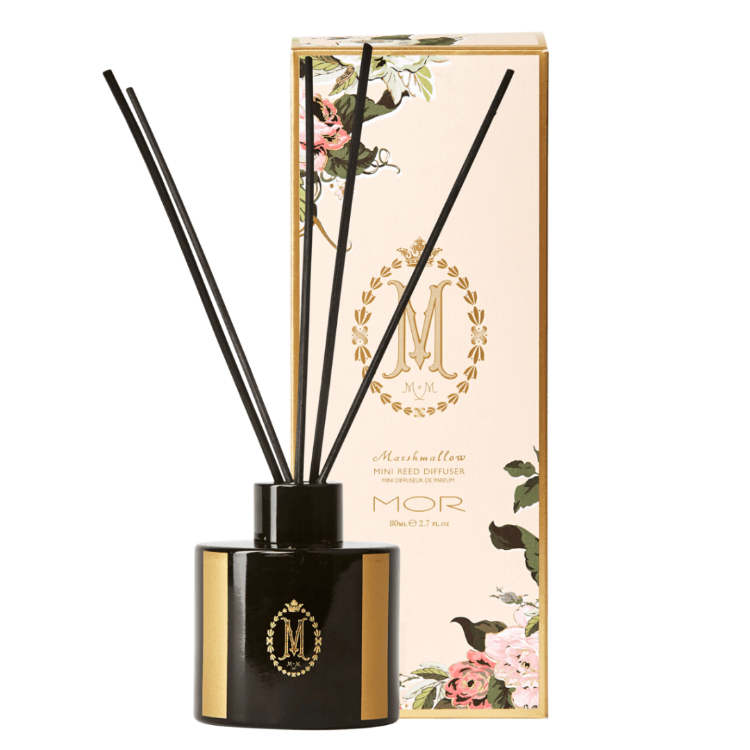 Diffuser - Mor Boutique - MOR Mini Reed Diffuser - Marshmallow 80mL - The Gift Company