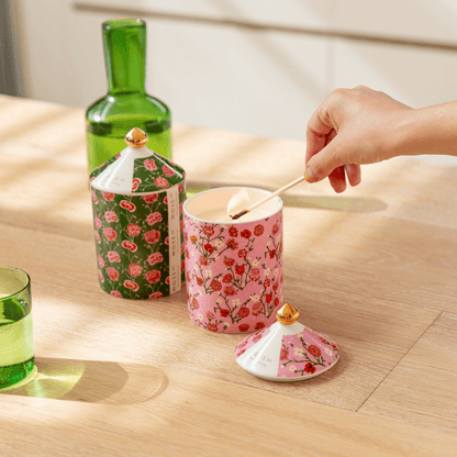 Diffuser - Moss St Ceramics - MOSS ST Blush Peonies Ceramic Diffuser 350ml - The Gift Company