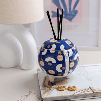 Diffuser - Moss St Ceramics - MOSS ST Ceramics Reed Diffuser - Marshmallow & Musk 350mL - The Gift Company