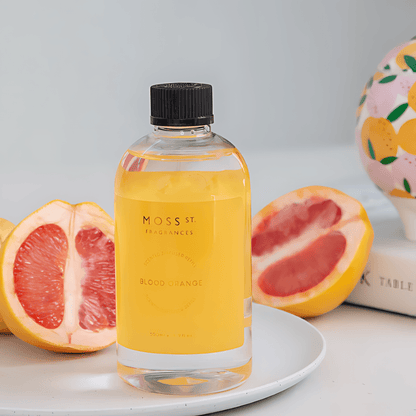 Diffuser - Moss St Ceramics - MOSS ST Fragrances Ceramics: Blood Orange Diffuser Refill 500ml - The Gift Company