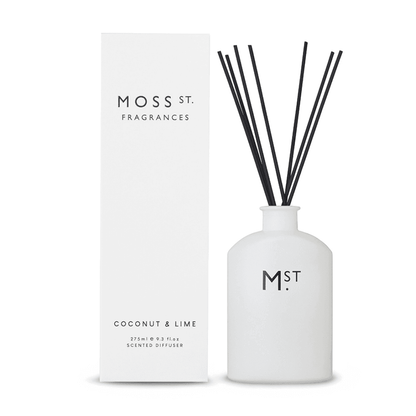Diffuser - Moss St - MOSS ST Reed Diffuser Coconut & Lime 300mL - The Gift Company