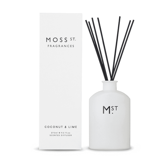Diffuser - Moss St - MOSS ST Reed Diffuser Coconut & Lime 300mL - The Gift Company