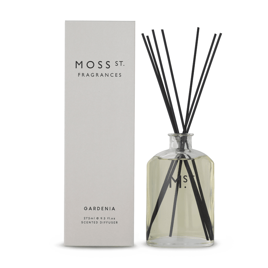 Diffuser - Moss St - MOSS ST Reed Diffuser - Gardenia 275mL - The Gift Company