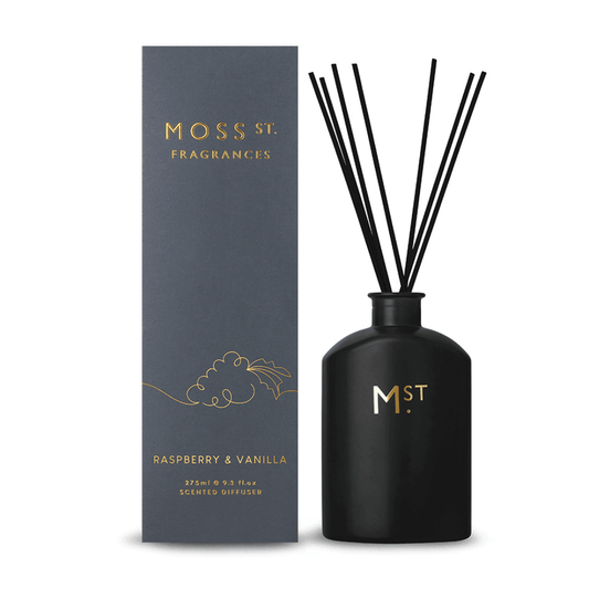 Diffuser - Moss St - MOSS ST Reed Diffuser - Raspberry & Vanilla 275mL - The Gift Company