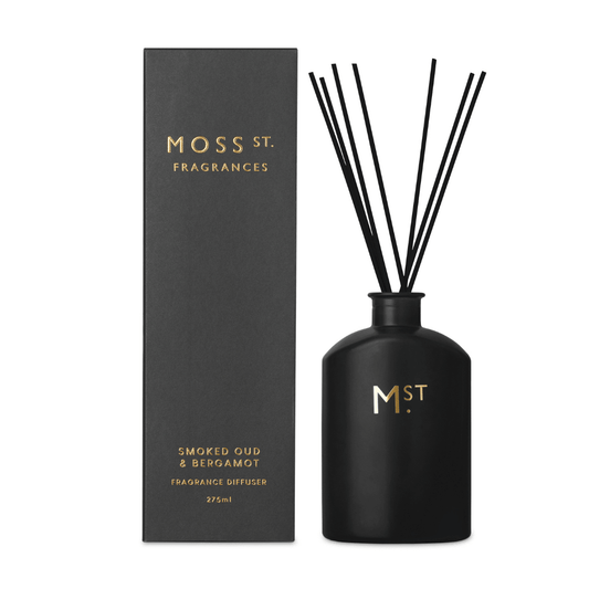 Diffuser - Moss St - MOSS ST Reed Diffuser - Smoked Oud & Bergamot 275mL - The Gift Company