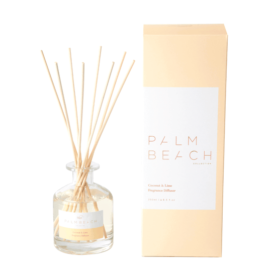 Diffuser - Palm Beach - Palm Beach - Coconut & Lime Reed Diffuser 250mL - The Gift Company