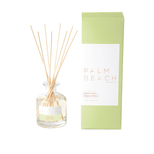 Diffuser - Palm Beach - Palm Beach - Jasmine & Lime Reed Diffuser 250mL - The Gift Company