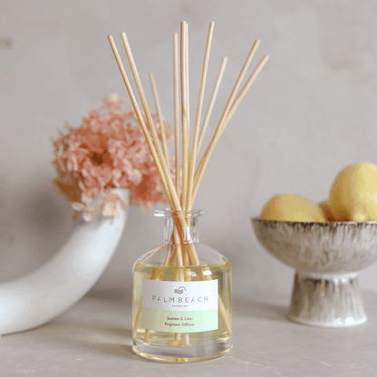 Diffuser - Palm Beach - Palm Beach - Jasmine & Lime Reed Diffuser 250mL - The Gift Company