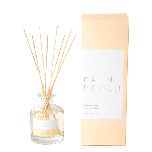 Diffuser - Palm Beach - Palm Beach Reed Diffuser - Coconut & Lime 250mL - The Gift Company