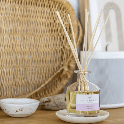 Diffuser - Palm Beach - Palm Beach Reed Diffuser - Jasmine & Cedar 250mL - The Gift Company