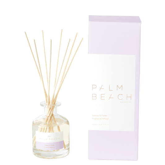 Diffuser - Palm Beach - Palm Beach Reed Diffuser - Jasmine & Cedar 250mL - The Gift Company