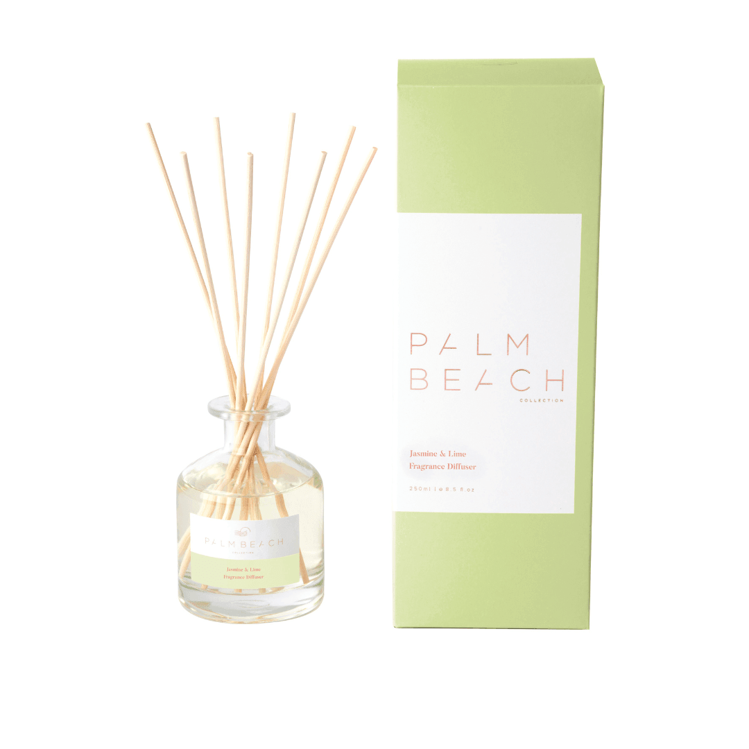 Diffuser - Palm Beach - Palm Beach Reed Diffuser Jasmine & Lime 250mL - The Gift Company